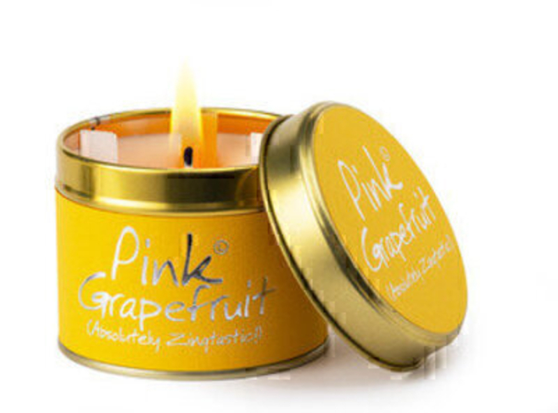 Pink Grapefruit - Zingtastic! A clean sophisticated zingy treat. Florida sunlight in candle form! Burn Time 30-35 hours.